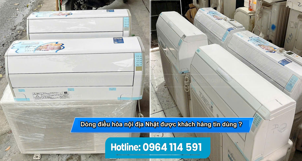 Một số dòng điều hòa nội địa Nhật được khách hàng tin dùng tại Thanh Hóa